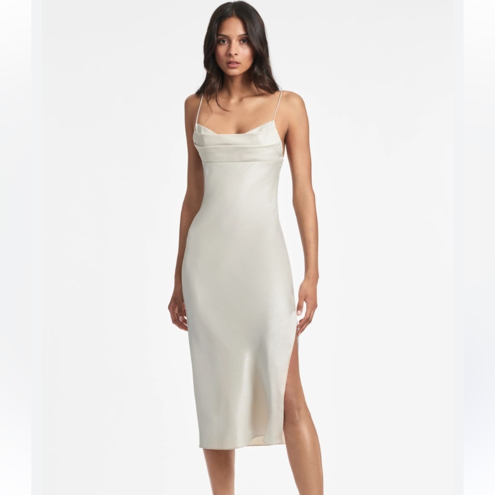 HUGE SALE 😍SACHIN & BIBI Metallic Crepe Lottie dress
